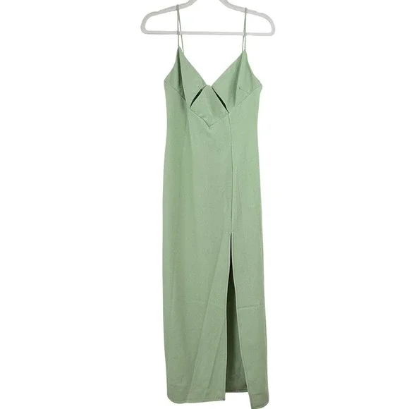 green maxi dress wedding guest Flowy Sage Green Maxi Dress with Cape | Beach Wedding Guest & Resort Wear
